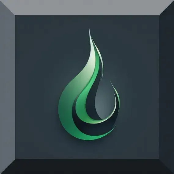 Bold graphic logo for digital marketing agency with modern aesthetics