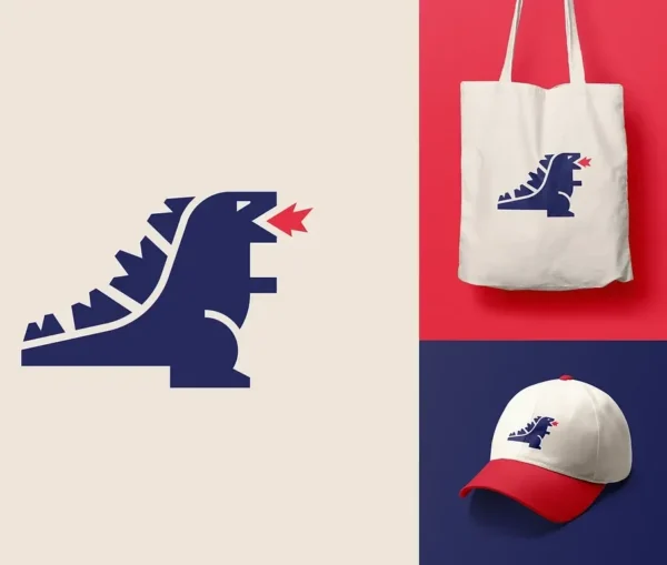 Original logo concept with distinctive branding for client business