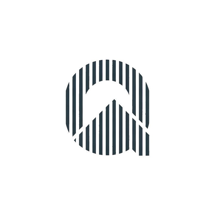 Brand identity project result with logo and visual elements