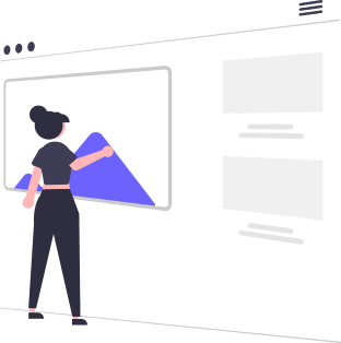 Abstract representation of branding elements and selection process